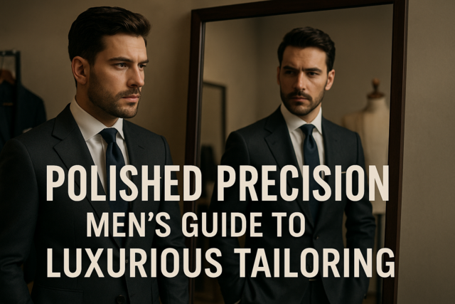 Polished Precision: Men's Guide to Luxurious Tailoring